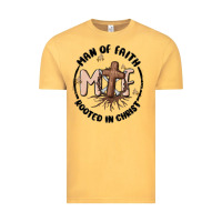 Vintage Mustard man of faith Vintage Tee - MaliasSmallBusiness