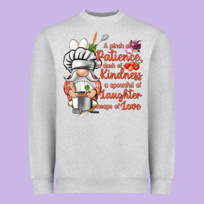 Patience A Dash Of Kindness Heavyweight Sweatshirt Designed By Nancycooperartshop