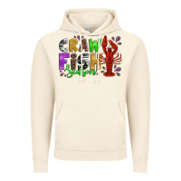 Vintage Artic crawfish season mardi gras carnival Vintage Hoodie - Jasminsmagicworld