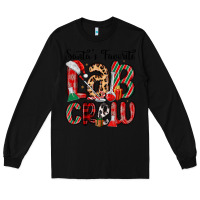 Black santa s favorite lab crew Long Sleeve Tee - MaliasSmallBusiness
