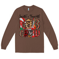 Chestnut santa s favorite lab crew Long Sleeve Tee - MaliasSmallBusiness
