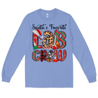 Colony Blue santa s favorite lab crew Long Sleeve Tee - MaliasSmallBusiness