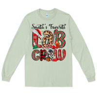 Matcha santa s favorite lab crew Long Sleeve Tee - MaliasSmallBusiness