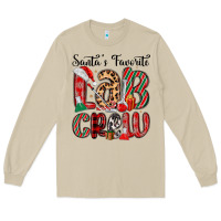 Mushroom santa s favorite lab crew Long Sleeve Tee - MaliasSmallBusiness