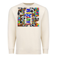 Sandshell autism mom puzzle ribbon Premium Sweatshirt - TumblerDesignByShophia