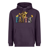 Plum Faith USA sunflower 4th of july Heavyweight Hoodie - HowdyJamesFarm