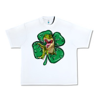 White dinosaur st patricks day Urban Heavy Tee - MaliasSmallBusiness