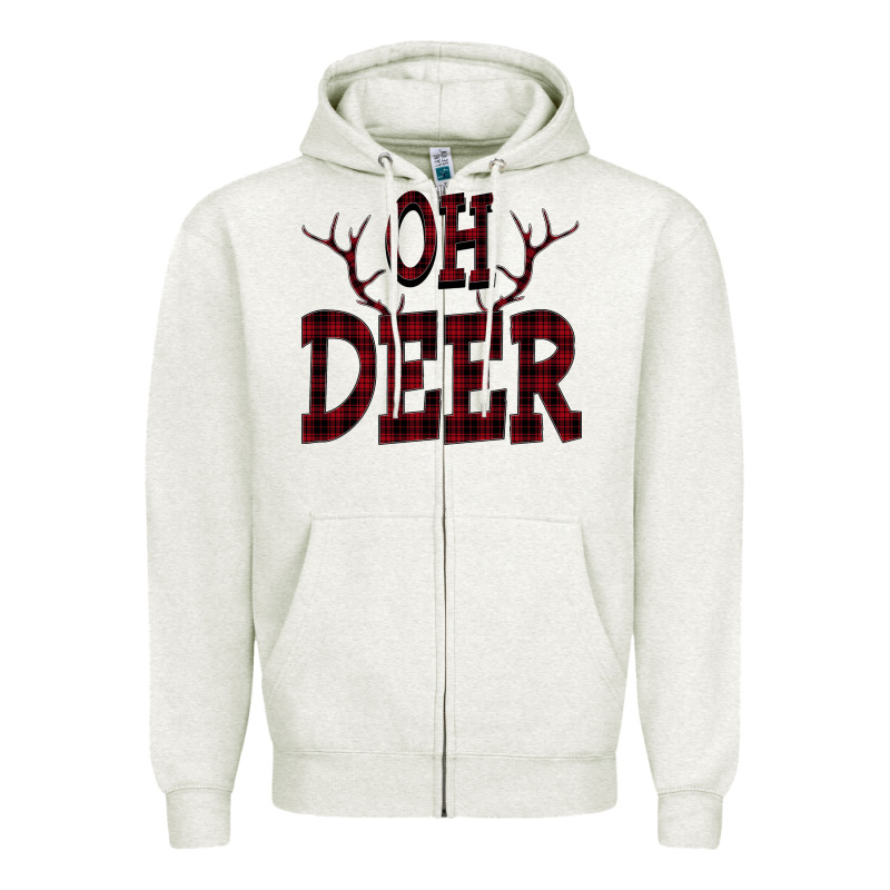 Oh Deer Zipper Hoodie by Bettercallsaul | Teevron