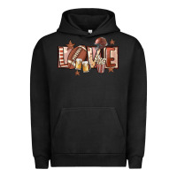 Pigment Black football love Urban Hoodie - FaDigitalArtStudio