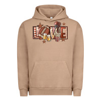 Pigment Burro football love Urban Hoodie - FaDigitalArtStudio