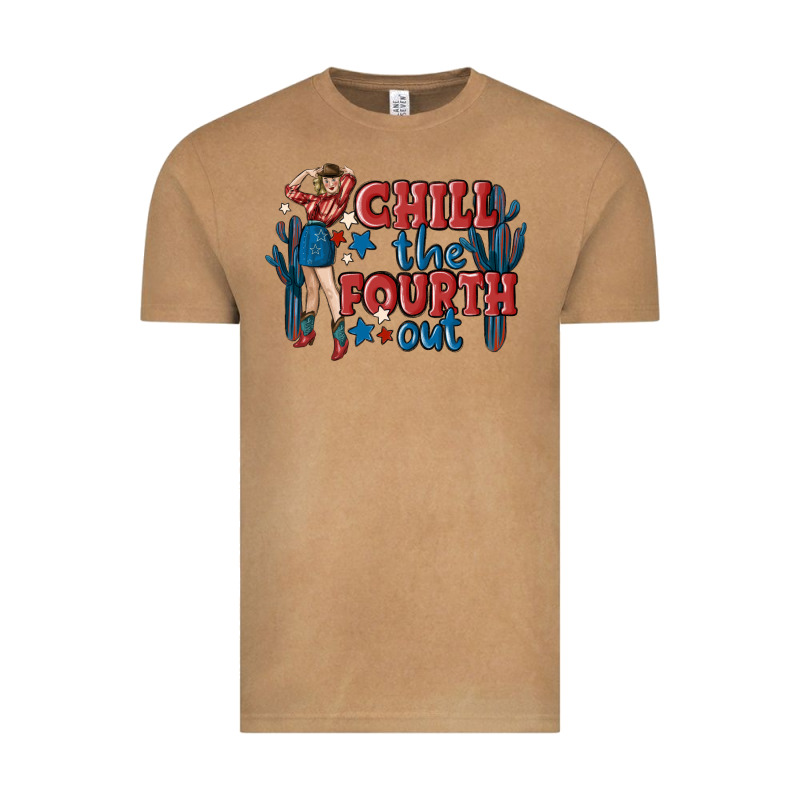 Chill The Fourth Out Malia Vintage Tee by MaliasSmallBusiness | Teevron