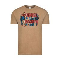 Vintage Coffee chill the fourth out malia Vintage Tee - MaliasSmallBusiness
