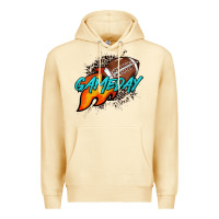 Pina Colada Game day leopard fire and ball Premium Hoodie - HowdyJamesFarm