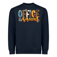 Navy office squad Heavyweight Sweatshirt - NancyCooperArtShop