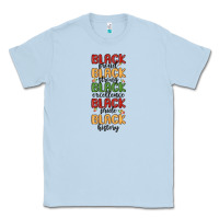 Dusty Blue black history Classic Tee - MaliasSmallBusiness