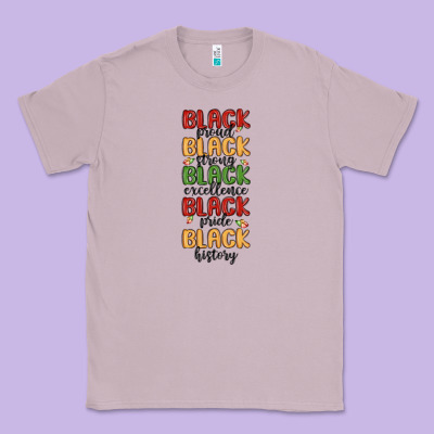 Black History Classic Tee Designed By Maliassmallbusiness