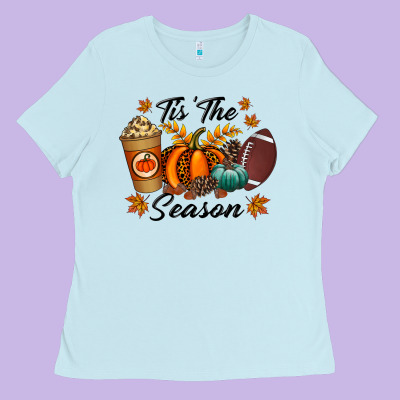 Tis The Season Ladies Tee Designed By Racoondesign