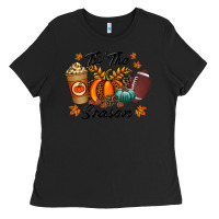 Black tis the season Ladies Tee - RacoonDesign