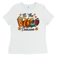White tis the season Ladies Tee - RacoonDesign