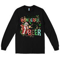 Black the most wonderful time for a beer Long Sleeve Tee - MaliasSmallBusiness