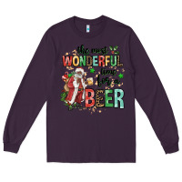 Plum the most wonderful time for a beer Long Sleeve Tee - MaliasSmallBusiness
