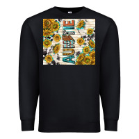 Black auntie with lightning bolt Premium Sweatshirt - TumblerDesignByShophia