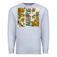Heather Grey auntie with lightning bolt Premium Sweatshirt - TumblerDesignByShophia