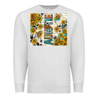 Oatmeal Heather auntie with lightning bolt Premium Sweatshirt - TumblerDesignByShophia