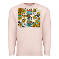 Pale Pink auntie with lightning bolt Premium Sweatshirt - TumblerDesignByShophia