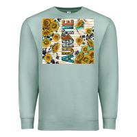 Seafoam auntie with lightning bolt Premium Sweatshirt - TumblerDesignByShophia