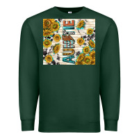 Sports Green auntie with lightning bolt Premium Sweatshirt - TumblerDesignByShophia