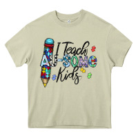 Mossy i teach au some kids Heavy Core Tee - CowhideDigitalArt