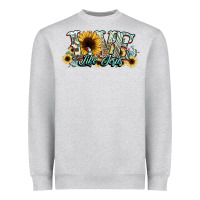 Love Like Jesus Sunflowers Heavyweight Sweatshirt | Teevron