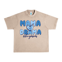 French Oak mama of drama boy mom Urban Heavy Tee - MaliasSmallBusiness