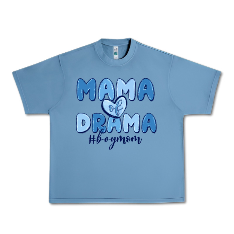 Mama Of Drama Boy Mom Urban Heavy Tee by MaliasSmallBusiness | Teevron