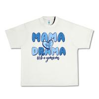 Pistachio mama of drama boy mom Urban Heavy Tee - MaliasSmallBusiness