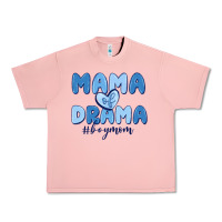 Salmon mama of drama boy mom Urban Heavy Tee - MaliasSmallBusiness