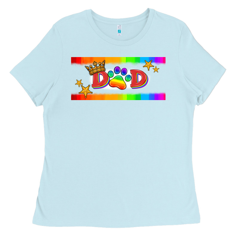 Lgbtq Dad  Libbey Glass Ladies Tee by HRA Design Shop | Teevron