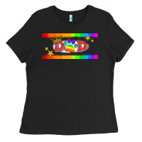 Black lgbtq dad  libbey glass Ladies Tee - HRA Design Shop