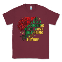 Burgundy black history honoring the past inspiring the futu Classic Tee - MaliasSmallBusiness