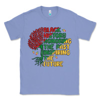 Colony Blue black history honoring the past inspiring the futu Classic Tee - MaliasSmallBusiness
