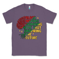 Lavender black history honoring the past inspiring the futu Classic Tee - MaliasSmallBusiness