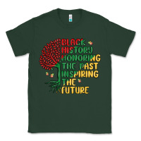 Sports Green black history honoring the past inspiring the futu Classic Tee - MaliasSmallBusiness