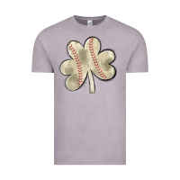 Vintage Zinc baseball distressed shamrock Vintage Tee - MaliasSmallBusiness