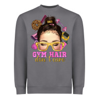 Storm messy bun gym hair dont care Heavyweight Sweatshirt - NancyCooperArtShop