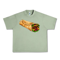 Oil Green burrito Urban Heavy Tee - AdoDesignShop