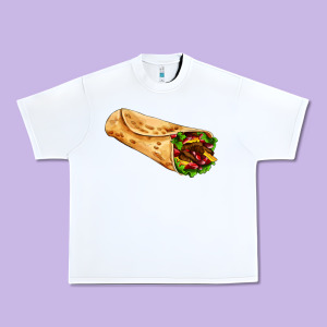 Burrito Urban Heavy Tee Designed By Adodesignshop