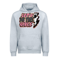 Heather Grey let's do this girls soccer Urban Hoodie - FaDigitalArtStudio