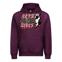 Mauve Wine let's do this girls soccer Urban Hoodie - FaDigitalArtStudio