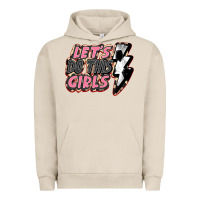 Pigment French Oak let's do this girls soccer Urban Hoodie - FaDigitalArtStudio